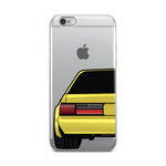 88-93 Notchback Yellow iPhone Case (Rear) - 5ohNation
