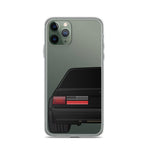 88-93 Notchback Black iPhone Case (Rear) - 5ohNation