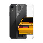 87-93 Orange Hatchback iPhone Case (Rear) - 5ohNation