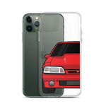 87-93 Red Foxbody iPhone Case (Front) - 5ohNation