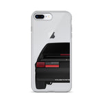 87-93 Black Hatchback iPhone Case (Rear) - 5ohNation