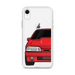 87-93 Red Foxbody iPhone Case (Front) - 5ohNation