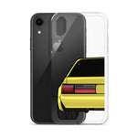 88-93 Notchback Yellow iPhone Case (Rear) - 5ohNation