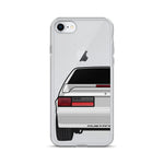 87-93 Silver Hatchback iPhone Case (Rear) - 5ohNation