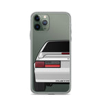 87-93 Silver Hatchback iPhone Case (Rear) - 5ohNation
