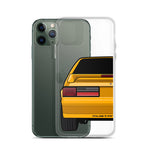 87-93 Orange Hatchback iPhone Case (Rear) - 5ohNation