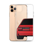 88-93 Notchback Red iPhone Case (Rear) - 5ohNation