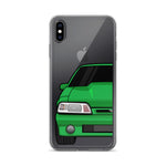 87-93 Green Foxbody iPhone Case (Front) - 5ohNation