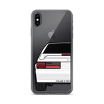 87-93 White Hatchback iPhone Case (Rear) - 5ohNation