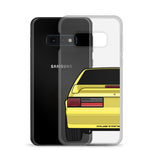 87-93 Yellow Hatchback Samsung Case (Rear) - 5ohNation