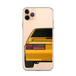 87-93 Orange Hatchback iPhone Case (Rear) - 5ohNation