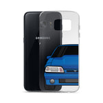 87-93 Blue Foxbody Samsung Case (Front) - 5ohNation