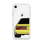 88-93 Notchback Yellow iPhone Case (Rear) - 5ohNation