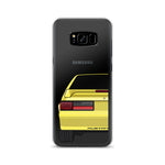 87-93 Yellow Hatchback Samsung Case (Rear) - 5ohNation