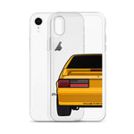 87-93 Orange Hatchback iPhone Case (Rear) - 5ohNation