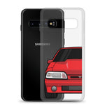 87-93 Red Foxbody Samsung Case (Rear) - 5ohNation