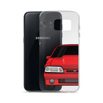 87-93 Red Foxbody Samsung Case (Rear) - 5ohNation