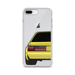 88-93 Notchback Yellow iPhone Case (Rear) - 5ohNation