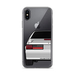87-93 Silver Hatchback iPhone Case (Rear) - 5ohNation