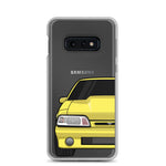 87-93 Yellow Foxbody Samsung Case (Front) - 5ohNation