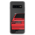 87-93 Red Hatchback Samsung Case (Rear) - 5ohNation