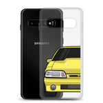 87-93 Yellow Foxbody Samsung Case (Front) - 5ohNation