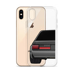 88-93 Notchback Gray iPhone Case (Rear) - 5ohNation