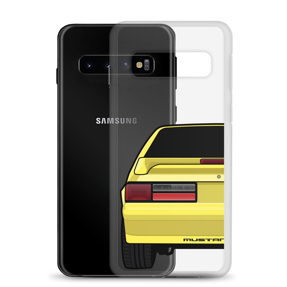 87-93 Yellow Hatchback Samsung Case (Rear) - 5ohNation