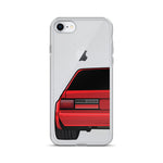 88-93 Notchback Red iPhone Case (Rear) - 5ohNation