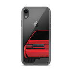 88-93 Notchback Red iPhone Case (Rear) - 5ohNation