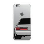 88-93 Notchback Silver iPhone Case (Rear) - 5ohNation