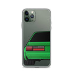 88-93 Notchback Green iPhone Case (Rear) - 5ohNation