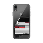 87-93 Silver Hatchback iPhone Case (Rear) - 5ohNation