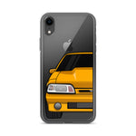 87-93 Orange Foxbody iPhone Case (Rear) - 5ohNation