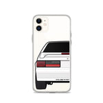 87-93 White Hatchback iPhone Case (Rear) - 5ohNation