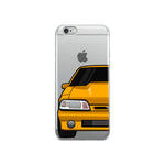 87-93 Orange Foxbody iPhone Case (Rear) - 5ohNation