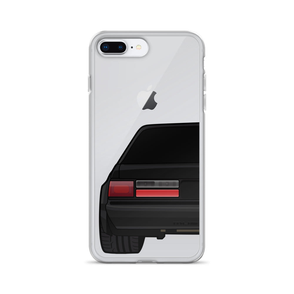 88-93 Notchback Black iPhone Case (Rear) - 5ohNation