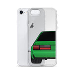 88-93 Notchback Green iPhone Case (Rear) - 5ohNation