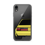 88-93 Notchback Yellow iPhone Case (Rear) - 5ohNation