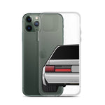 88-93 Notchback Silver iPhone Case (Rear) - 5ohNation