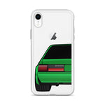 88-93 Notchback Green iPhone Case (Rear) - 5ohNation