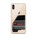 88-93 Notchback Gray iPhone Case (Rear) - 5ohNation