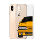 87-93 Orange Foxbody iPhone Case (Rear) - 5ohNation