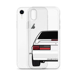 87-93 White Hatchback iPhone Case (Rear) - 5ohNation
